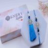 Floral Evil Eye Bhaiya Bhabhi Rakhi Set