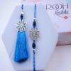 Floral Evil Eye Bhaiya Bhabhi Rakhi Set of 2