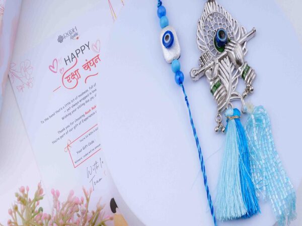 Evil Eye Bhaiya Bhabhi Rakhi Set