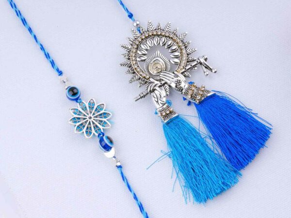 Evil Eye Bhaiya Bhabhi Rakhi Set