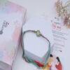 Charming Floral Red & Green Designer Rakhi for Brother
