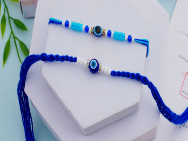 Evil Eye Rakhi Set of 2