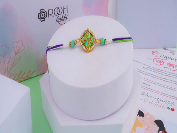 Swirl Rakhi for Brother Online At Rooh Rakhi