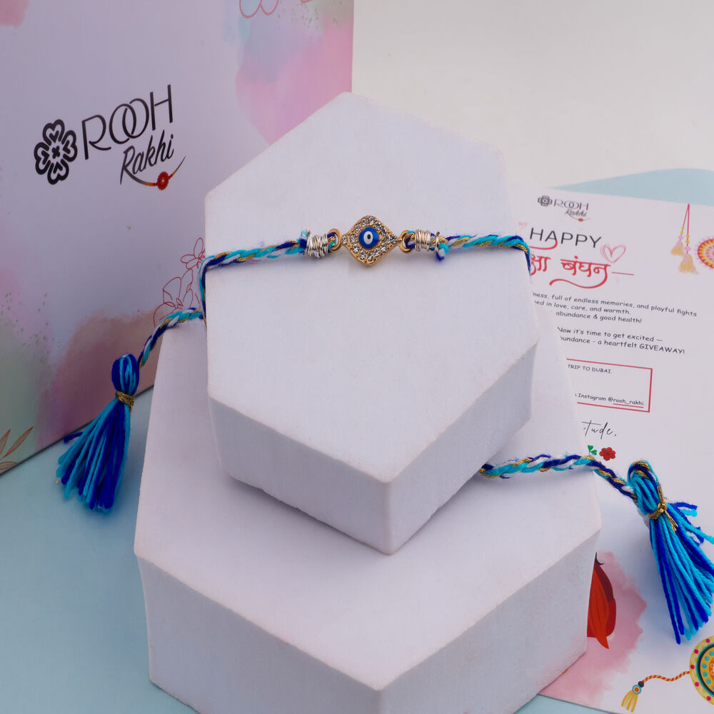 Evil Eye Rakhi with Tassles
