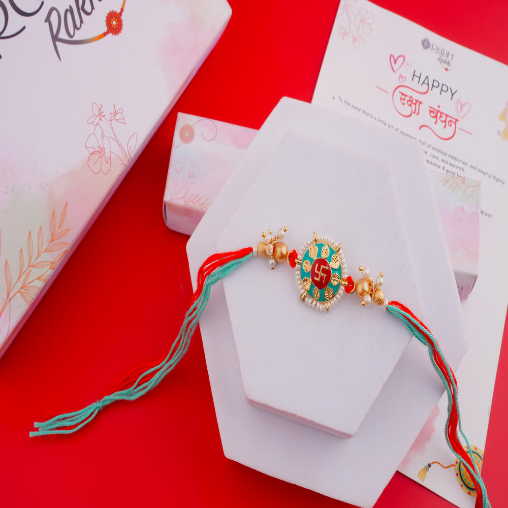 Designer Swastik Rakhi