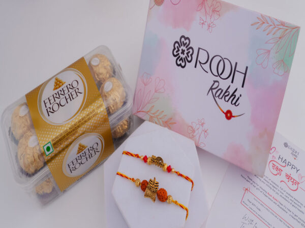 Set of Sacred Rakhis with Ferrero Rocher