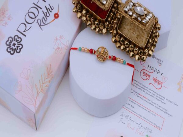 Jay Shree Ram Rakhi with lord ram's motif - Rooh Rakhi - Rakhi