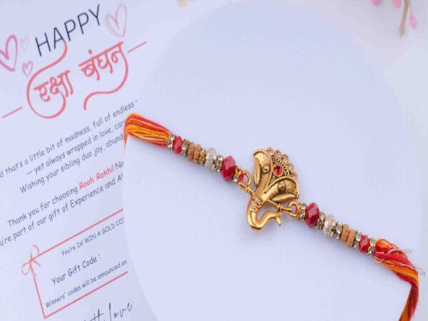 Serene Ganesha Rakhi for Brother