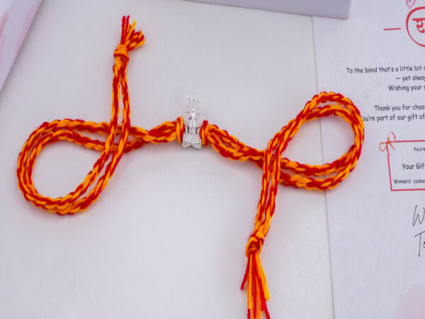 Shiva Trishul Silver Rakhi Online