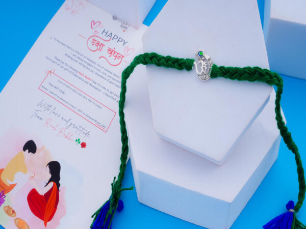 Om Rakhi for Brother with Tassles