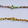 Morpankh Ganpati Rakhi Set of 2 Online