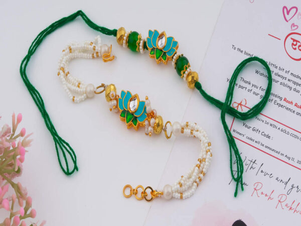 Lotus Bhaiya Bhabhi Rakhi Online