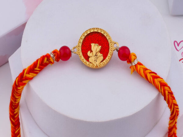 Premium Ganesha Rakhi Online