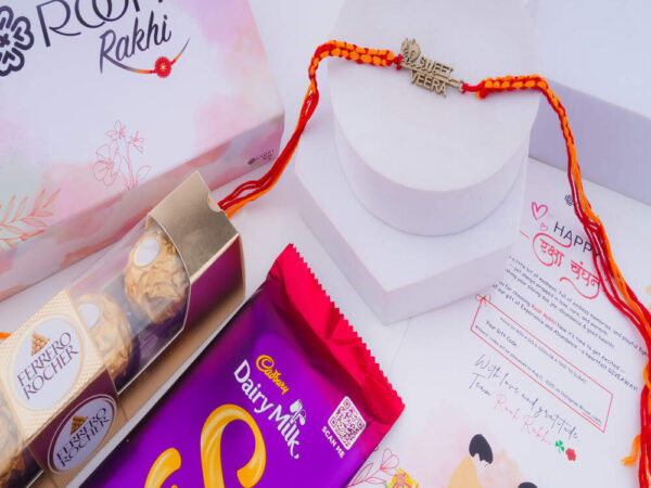 Sweet Veera Rakhi with Chocolates Hamper