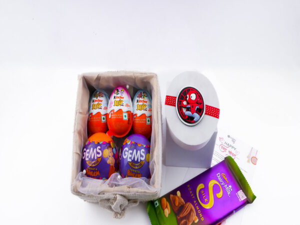 Spinner Kids Rakhi with Chocolates Hamper