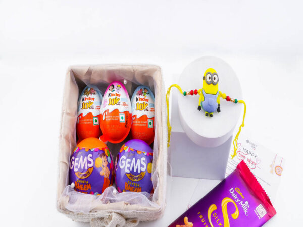 Minion Kids Rakhi Hamper