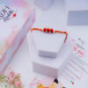 Delightful Handmade Rakhi with Pearls