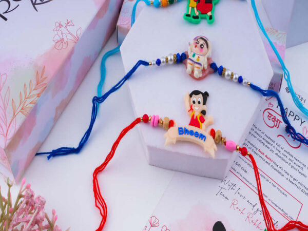 Cute Kids Rakhi Set of 3