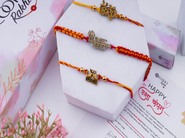 Bro Rakhi Combo of 3 Online