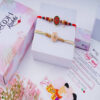 Enamelled Floral Rakhi Set of 2 Online