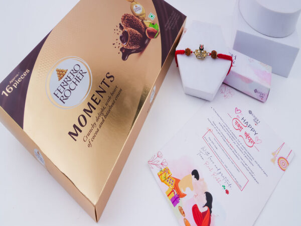 Shiv Rakhi with Chocolates Hamper Online for brother - Rakhi 2025